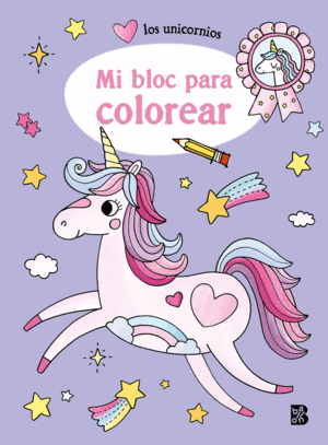 MI BLOC PARA COLOREAR UNICORNIOS