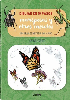 DIBUJAR EN 10 PASOS MARIPOSAS Y OTROS INSECTOS