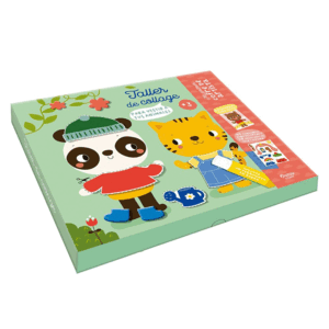 MI COFRE DE ARTISTA VISTO ANIMALES CON UN COLLAGE